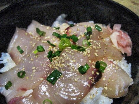 ヒラマサの残りの刺身の簡単レシピ ヒラマサの漬け丼 魚料理の簡単 おいしいレシピ集