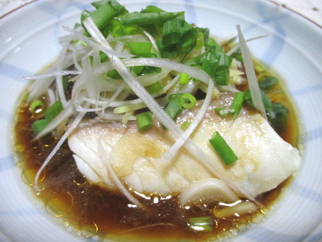 𩺊 白身魚の簡単レシピ スジアラの中華蒸し